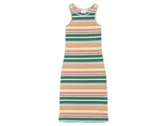 Multifarvet stribet kjole uden ærmer fra The New TN6295 multi striped